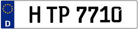 Truck License Plate